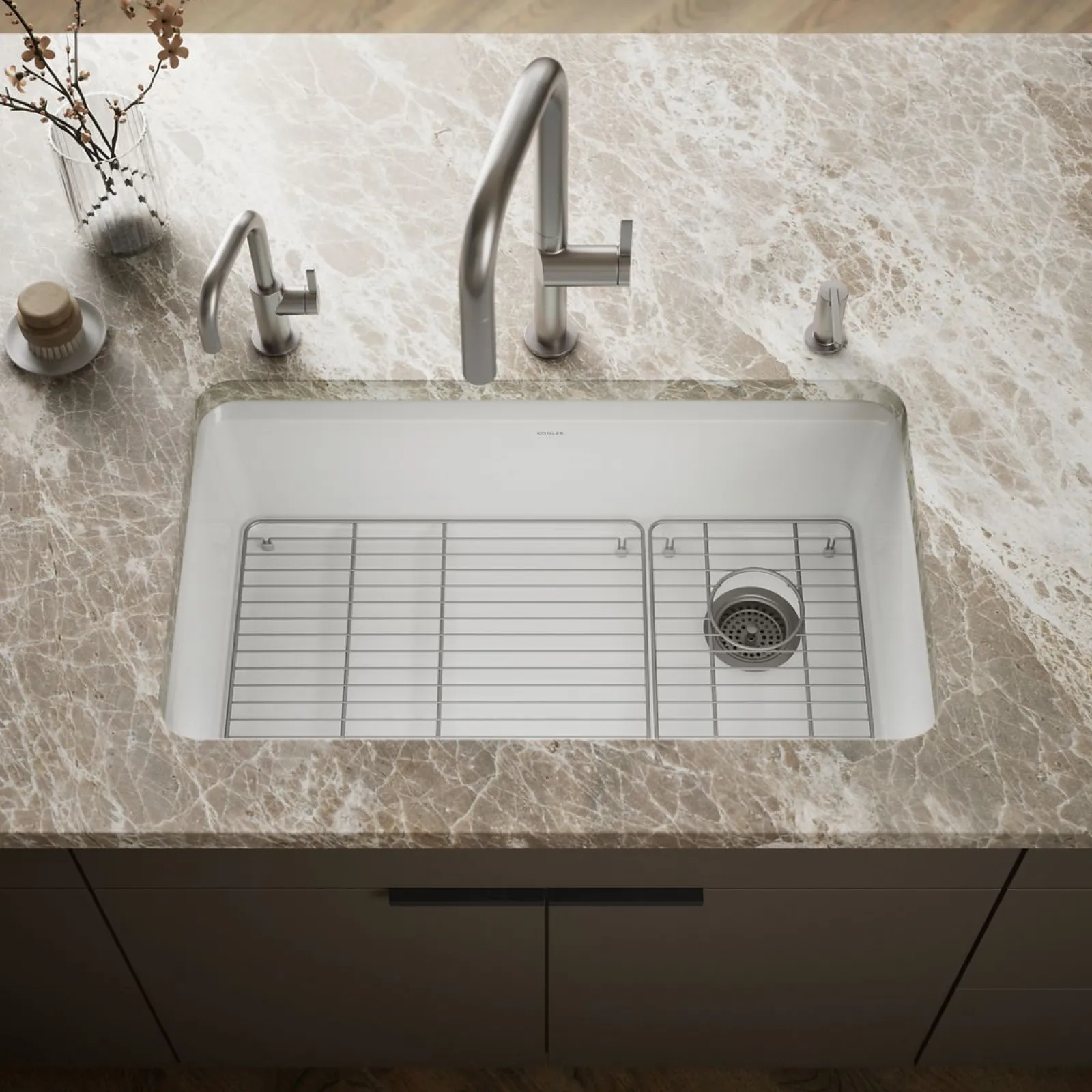 33" undermount single-bowl kitchen sink^Kohler New