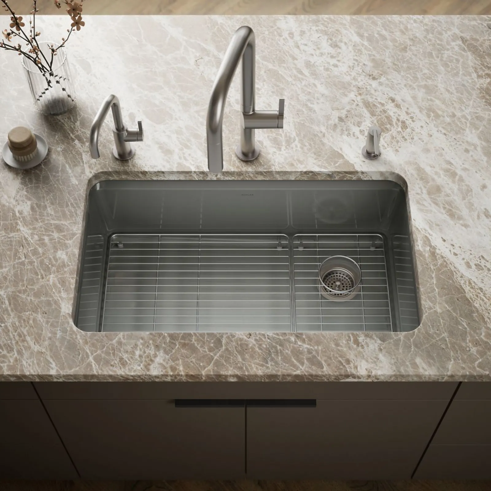 33" undermount single-bowl kitchen sink^Kohler New