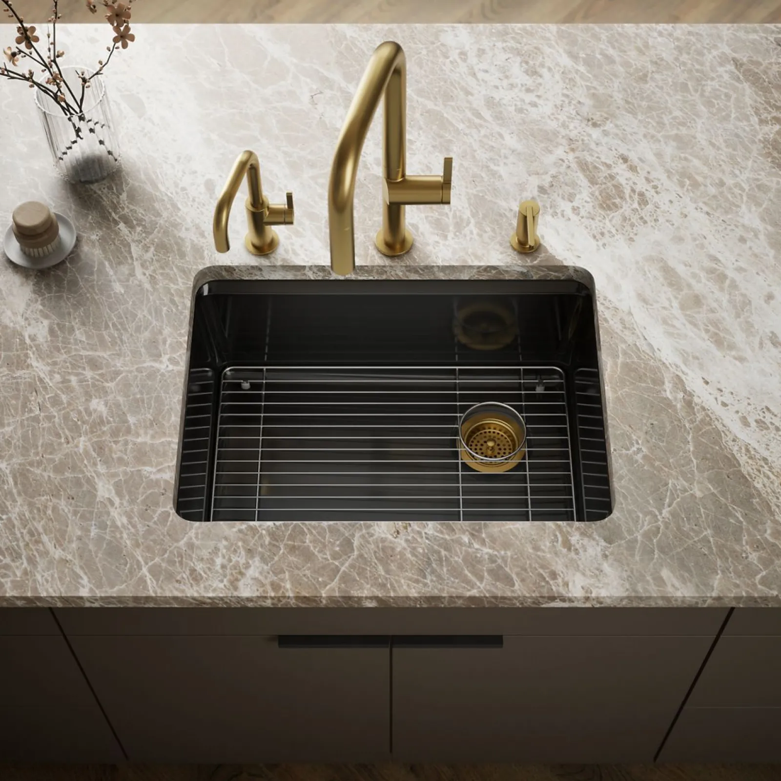27" undermount single-bowl kitchen sink^Kohler Online