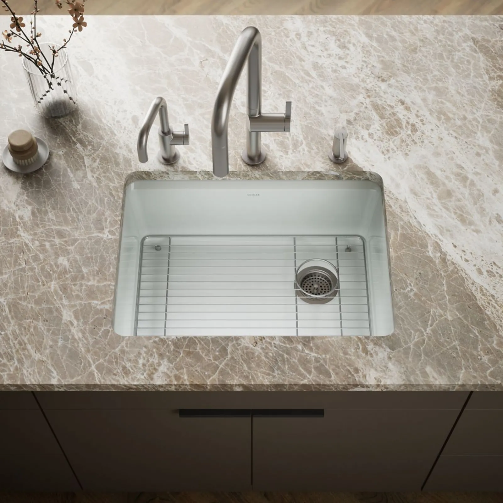 27" undermount single-bowl kitchen sink^Kohler Online