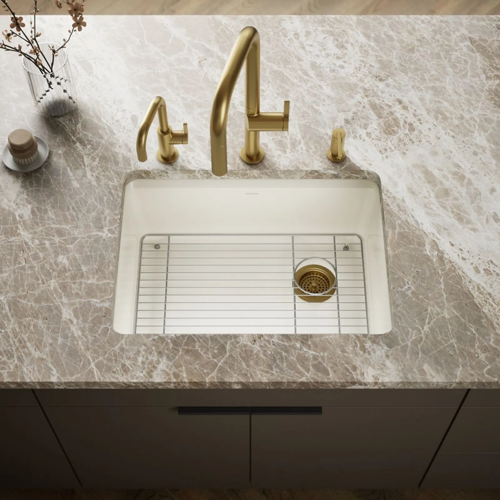 27" undermount single-bowl kitchen sink^Kohler Online