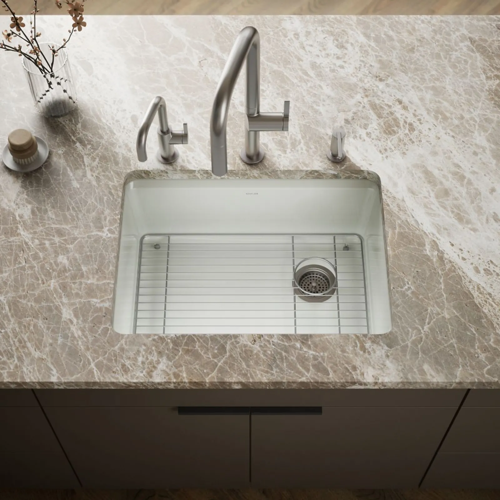 27" undermount single-bowl kitchen sink^Kohler Online