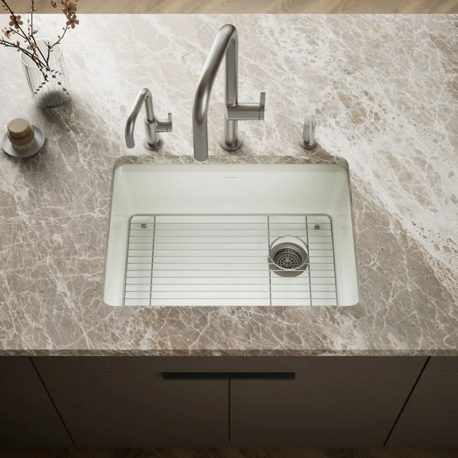 27" undermount single-bowl kitchen sink^Kohler Online
