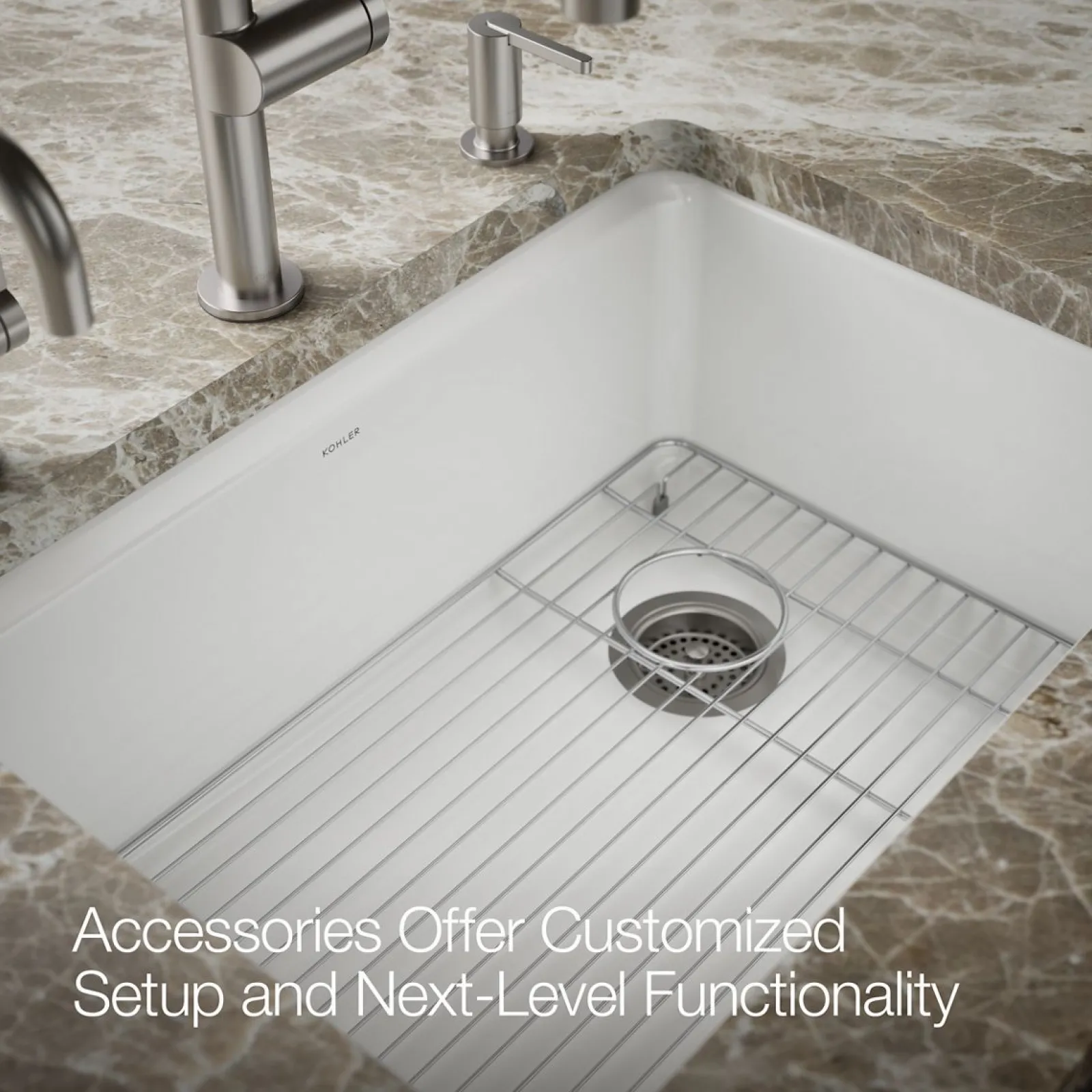 27" undermount single-bowl kitchen sink^Kohler Online