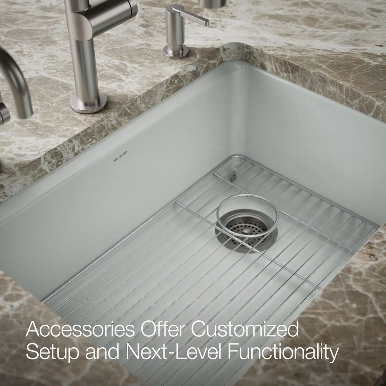 27" undermount single-bowl kitchen sink^Kohler Online