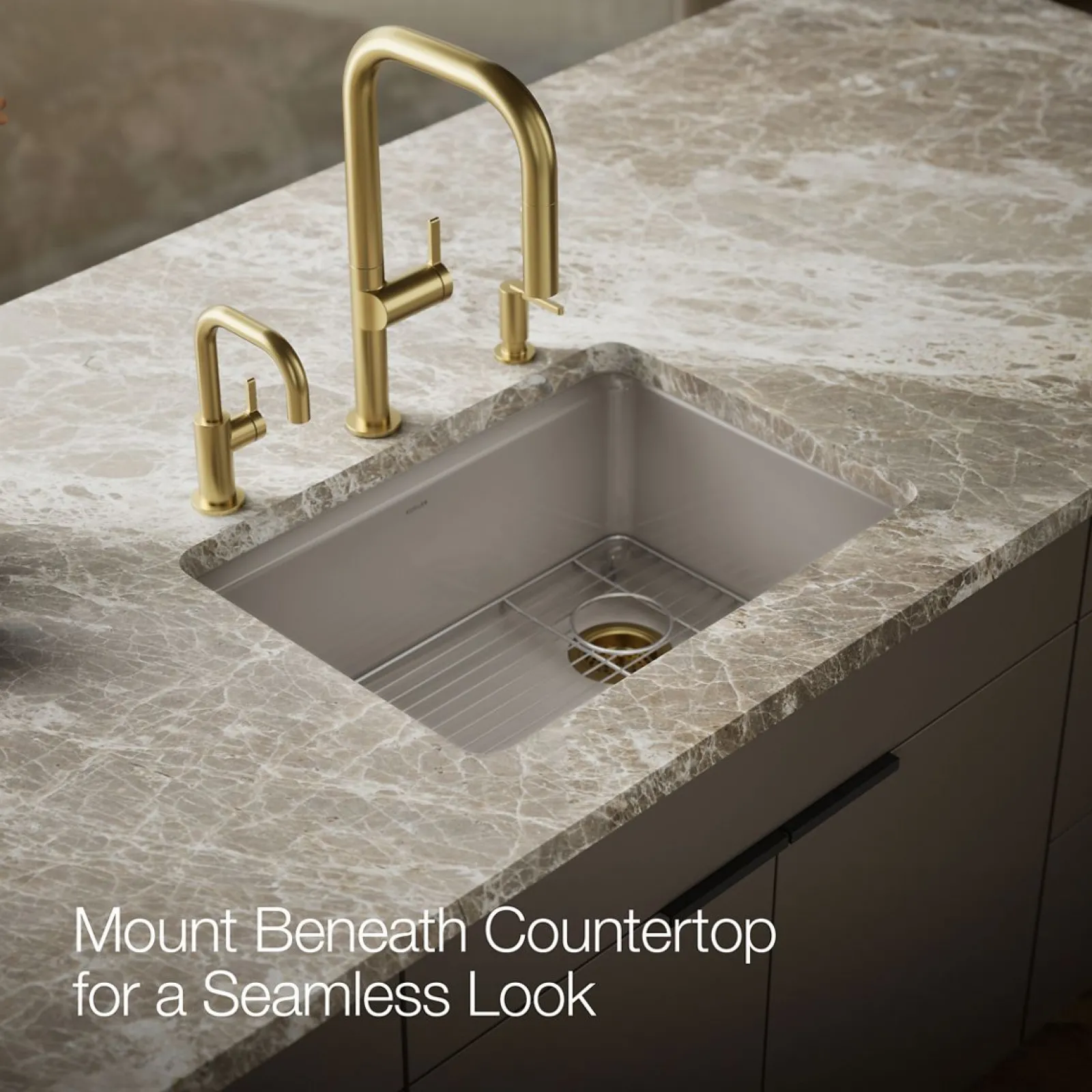 27" undermount single-bowl kitchen sink^Kohler Online