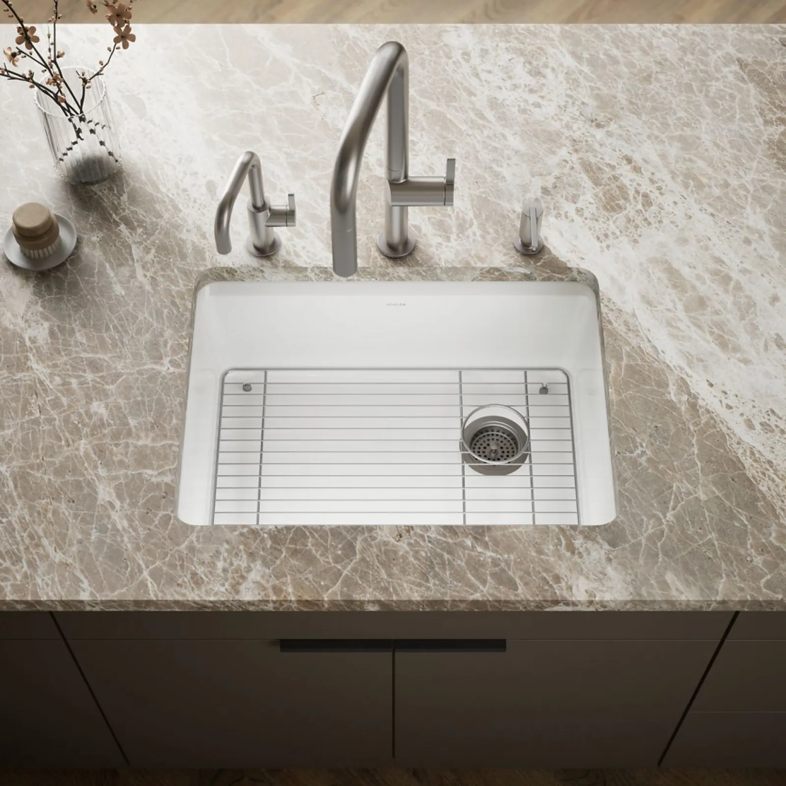 27" undermount single-bowl kitchen sink^Kohler Online