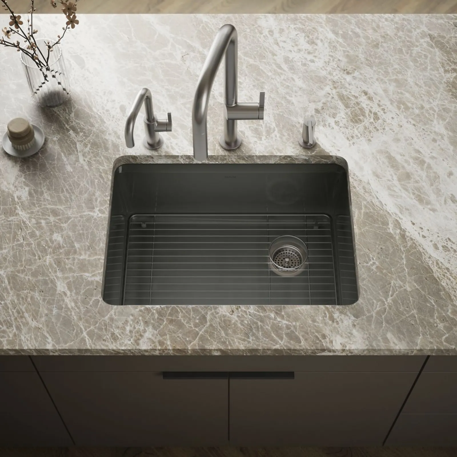 27" undermount single-bowl kitchen sink^Kohler Online