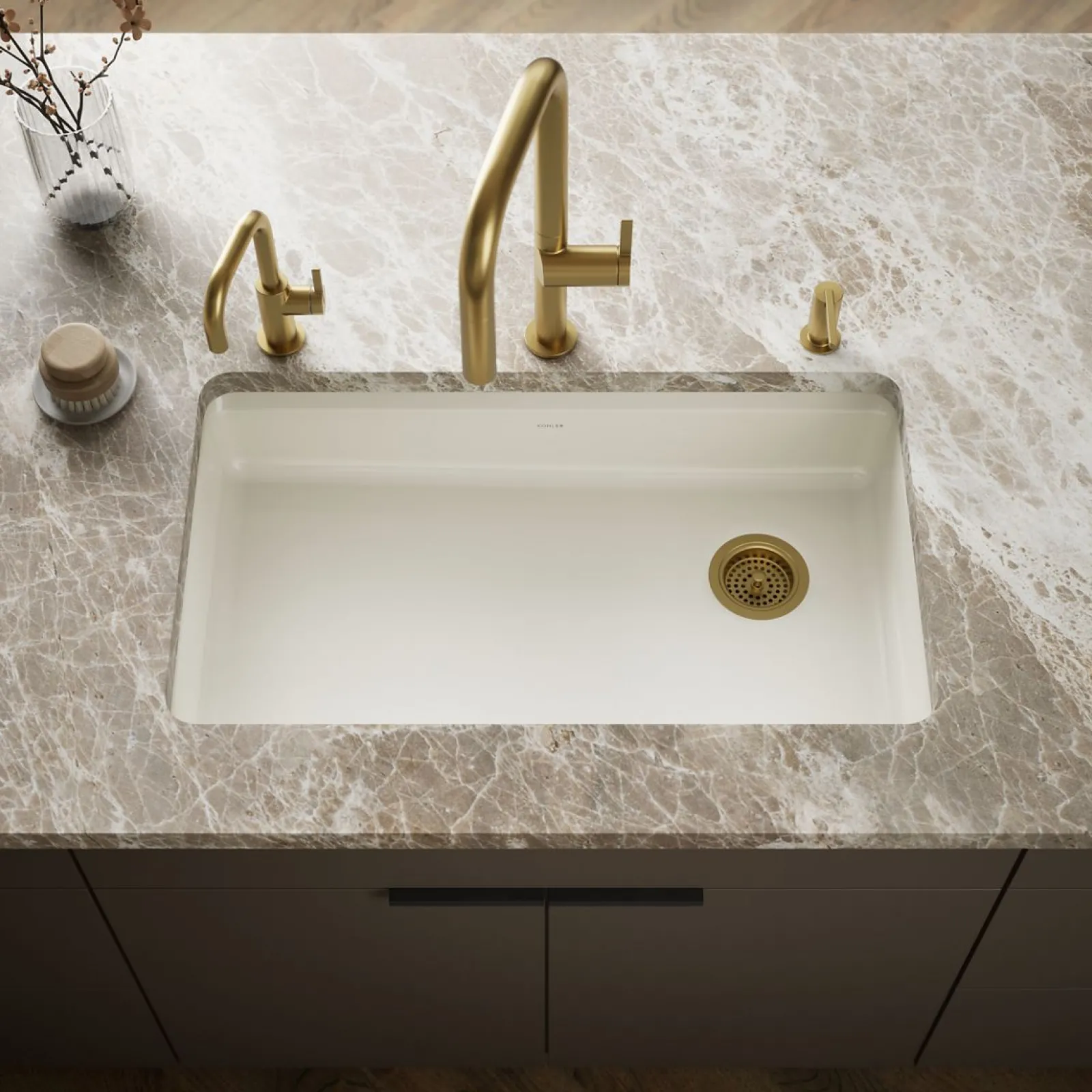 33" undermount single-bowl kitchen sink^Kohler Discount