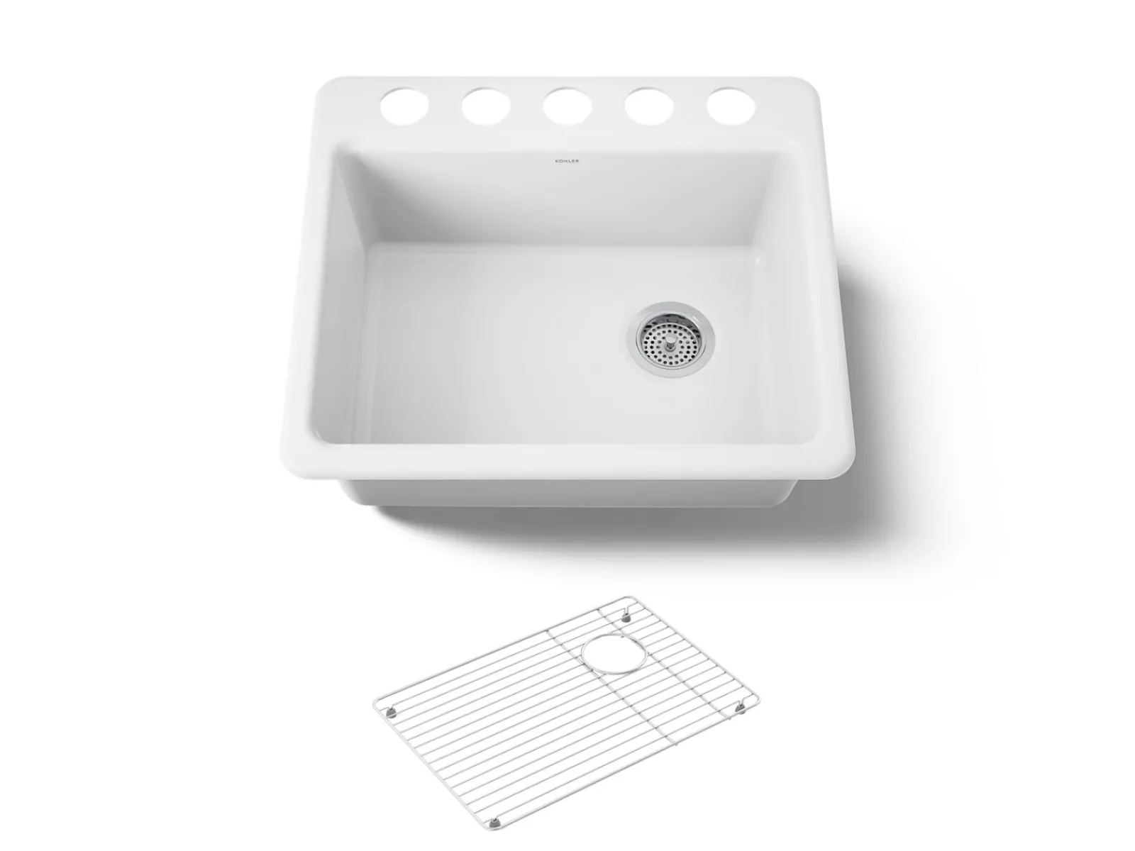25" undermount single-bowl kitchen sink^Kohler Online