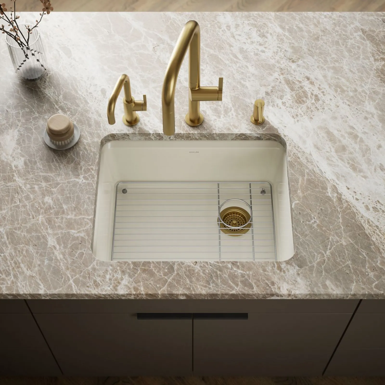 25" undermount single-bowl kitchen sink^Kohler Online