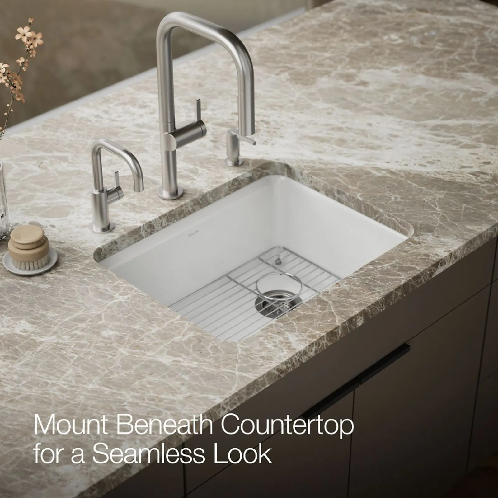 25" undermount single-bowl kitchen sink^Kohler Online