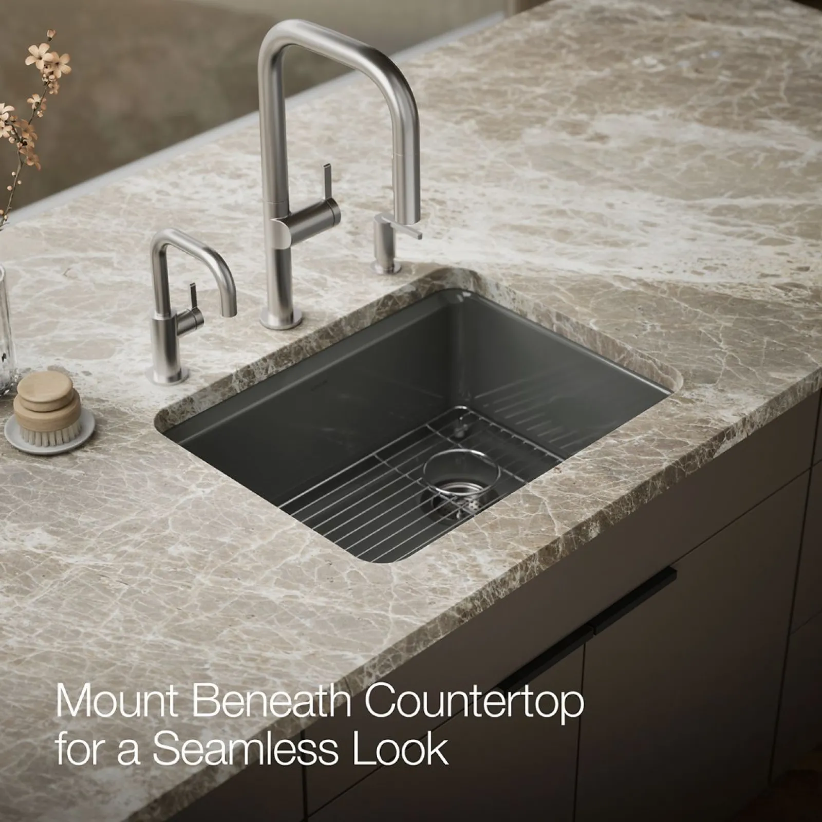 25" undermount single-bowl kitchen sink^Kohler Online