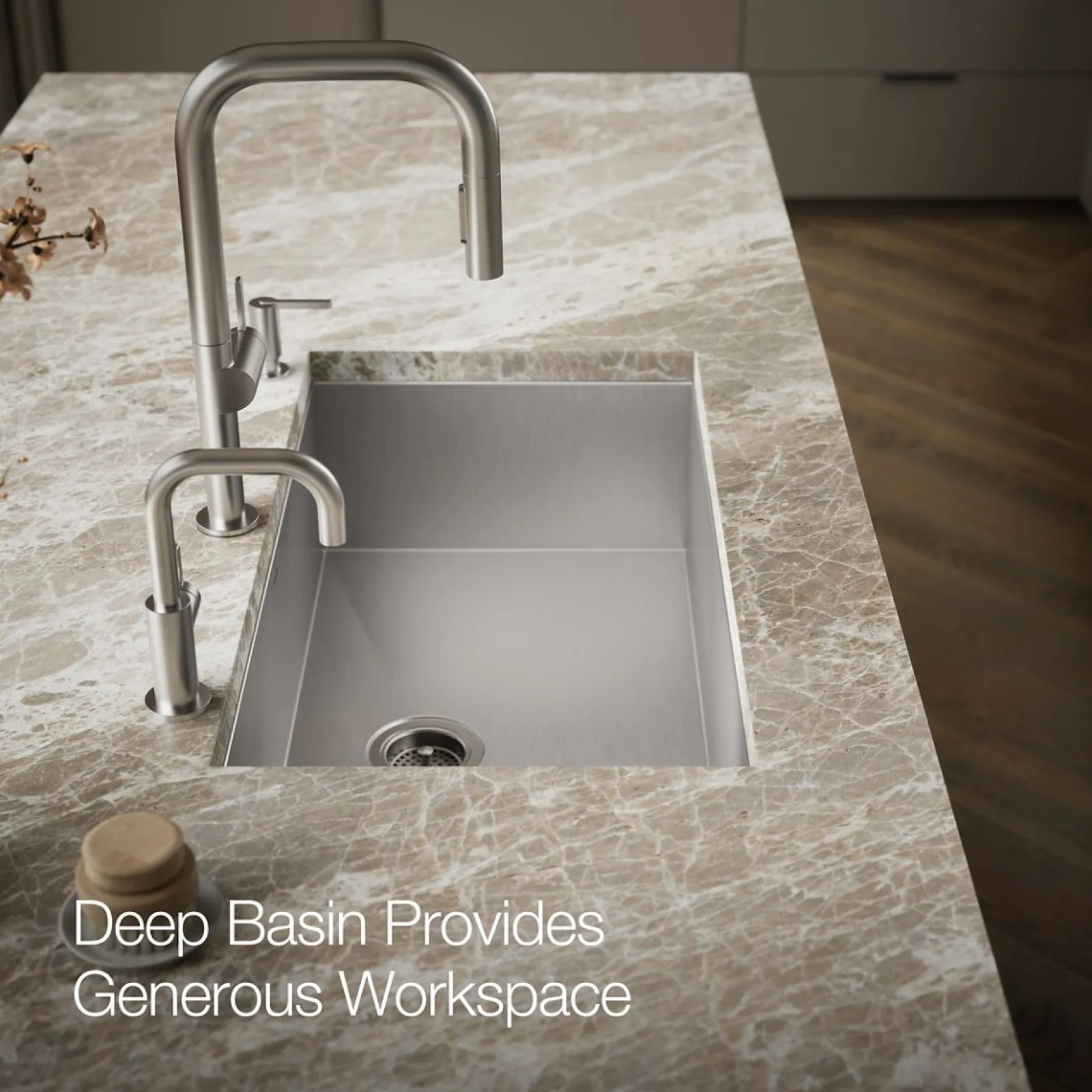 32" undermount single-bowl large kitchen sink^Kohler Outlet