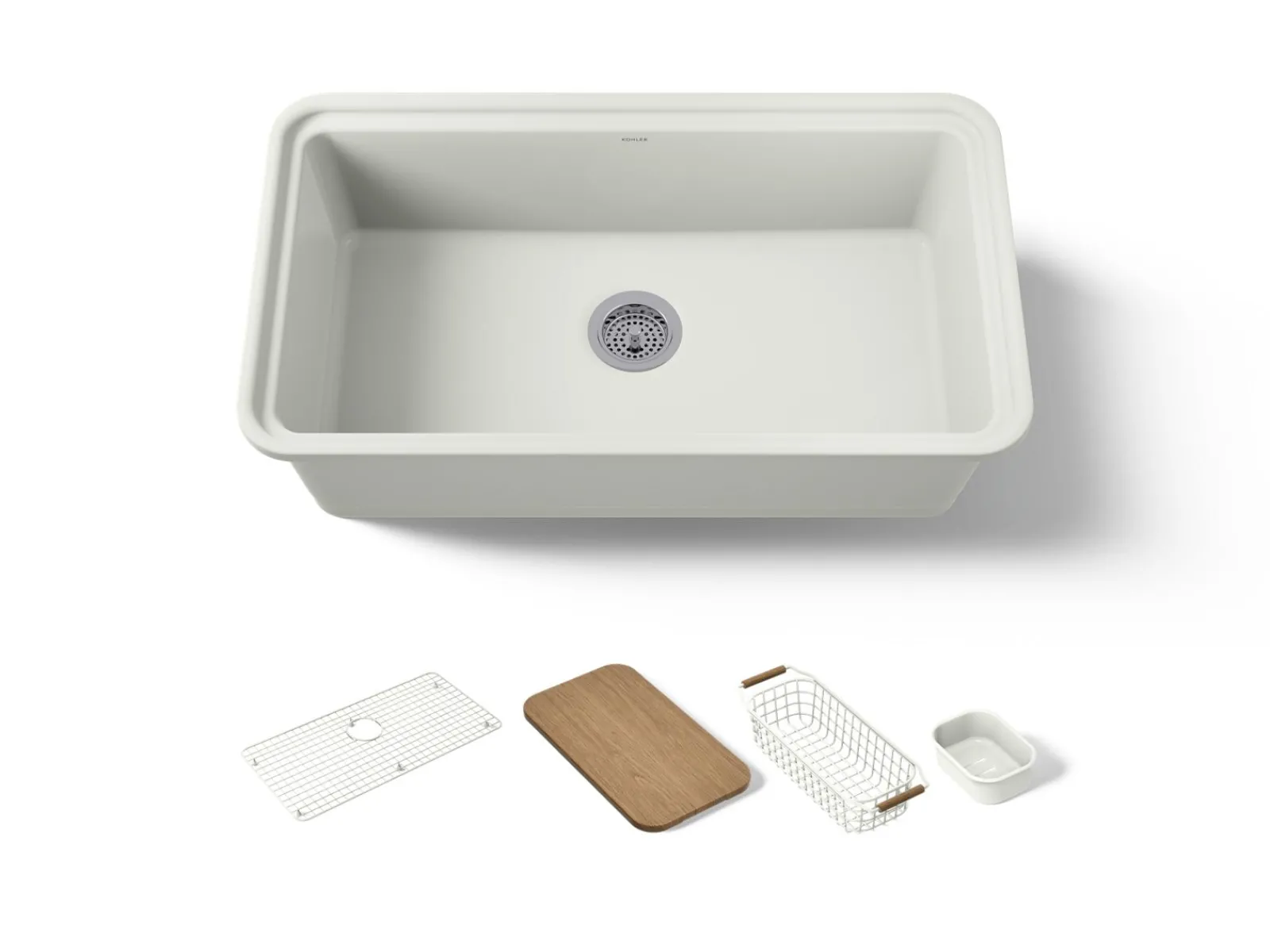 33" undermount single-bowl workstation kitchen sink^Kohler Outlet