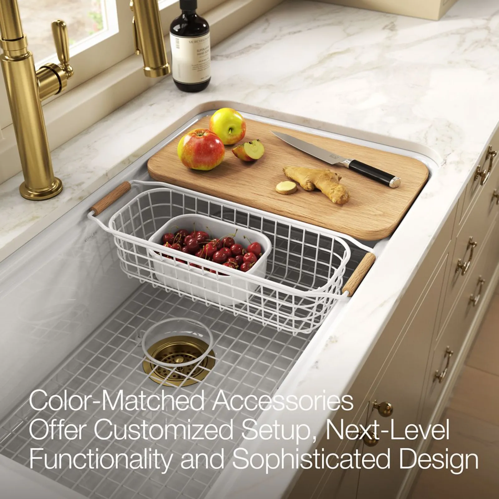 33" undermount single-bowl workstation kitchen sink^Kohler Outlet