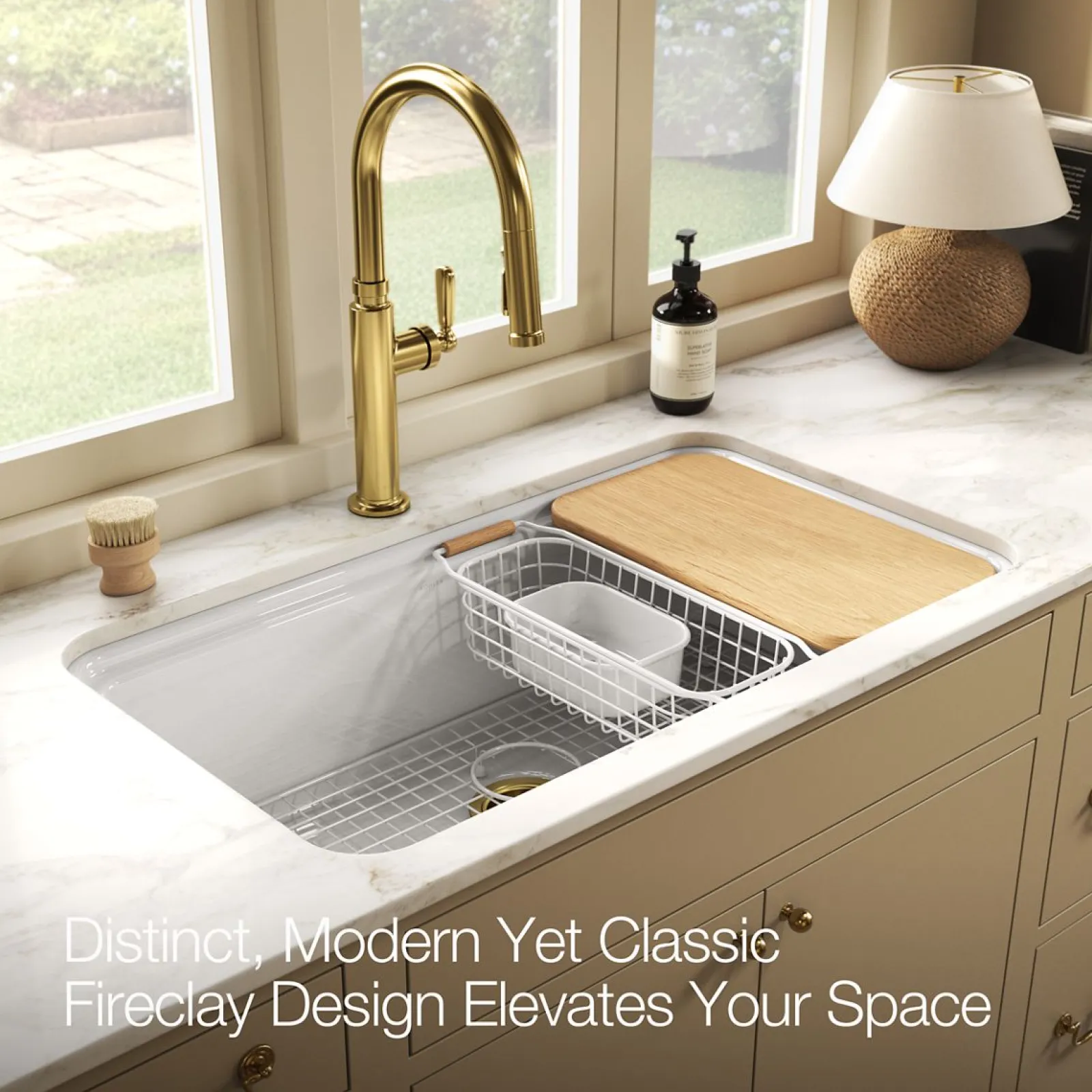 33" undermount single-bowl workstation kitchen sink^Kohler Outlet