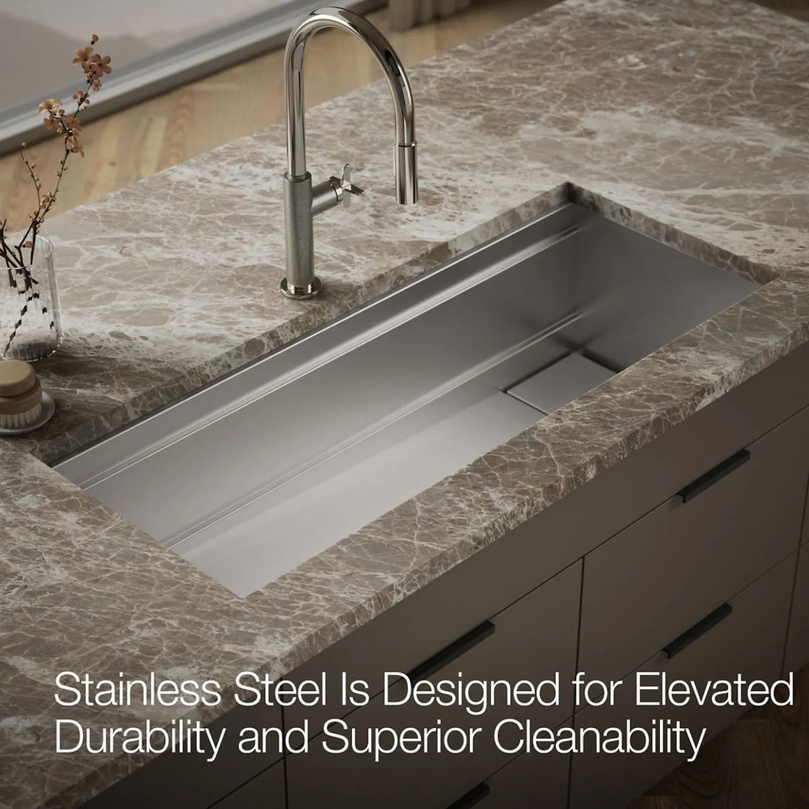 45-3/4" undermount single-bowl workstation kitchen sink^Kohler Clearance
