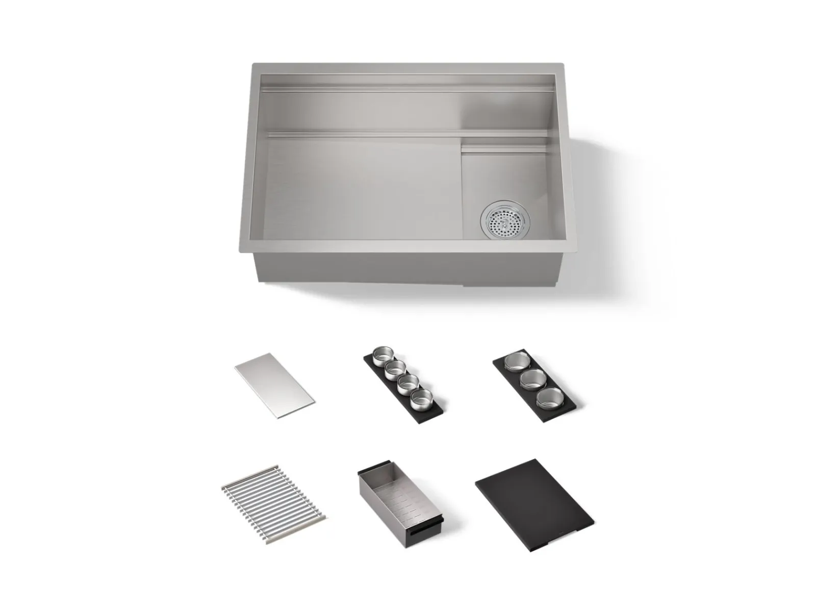 27-3/4" undermount single-bowl workstation kitchen sink^Kohler Sale
