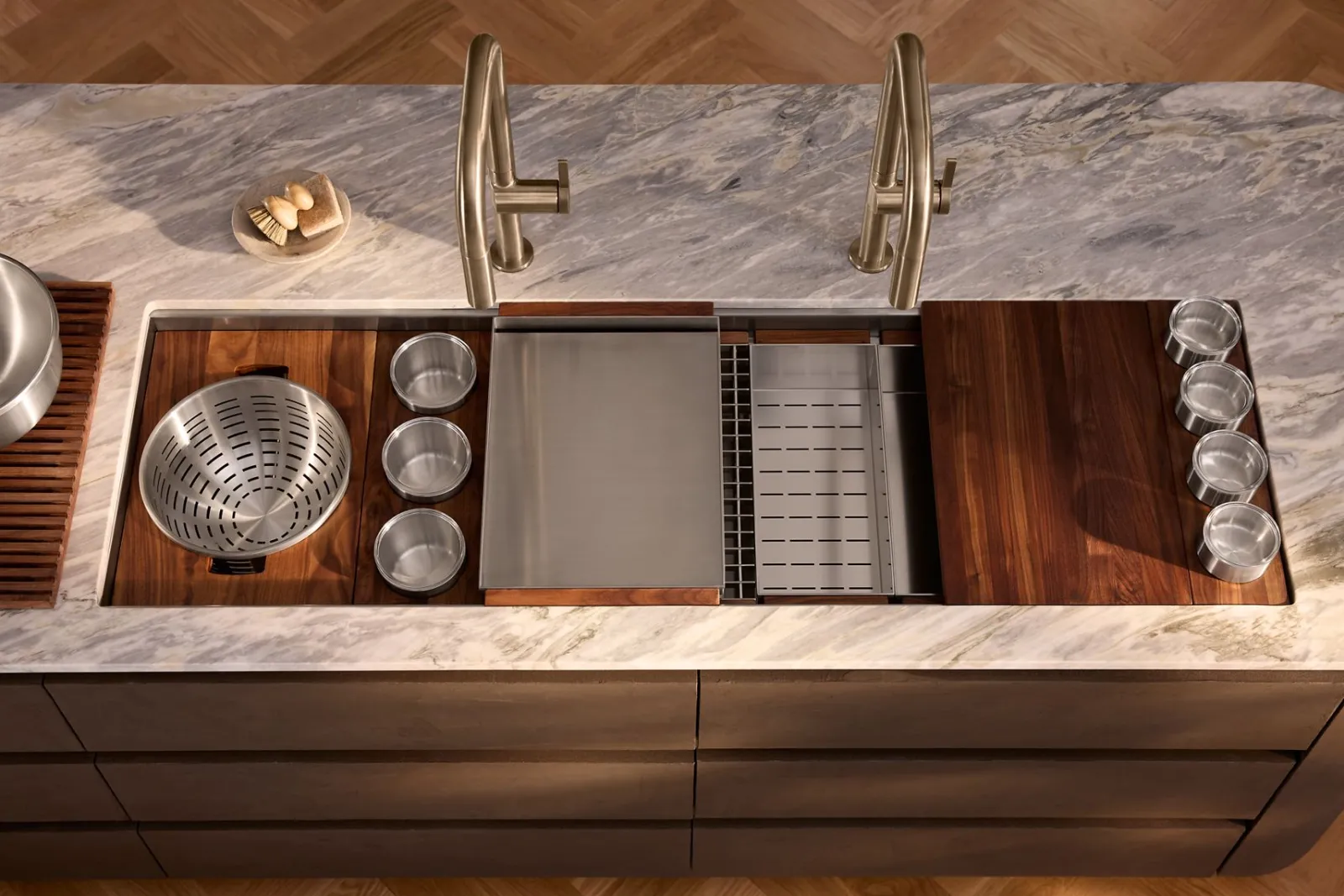 27-3/4" undermount single-bowl workstation kitchen sink^Kohler Sale