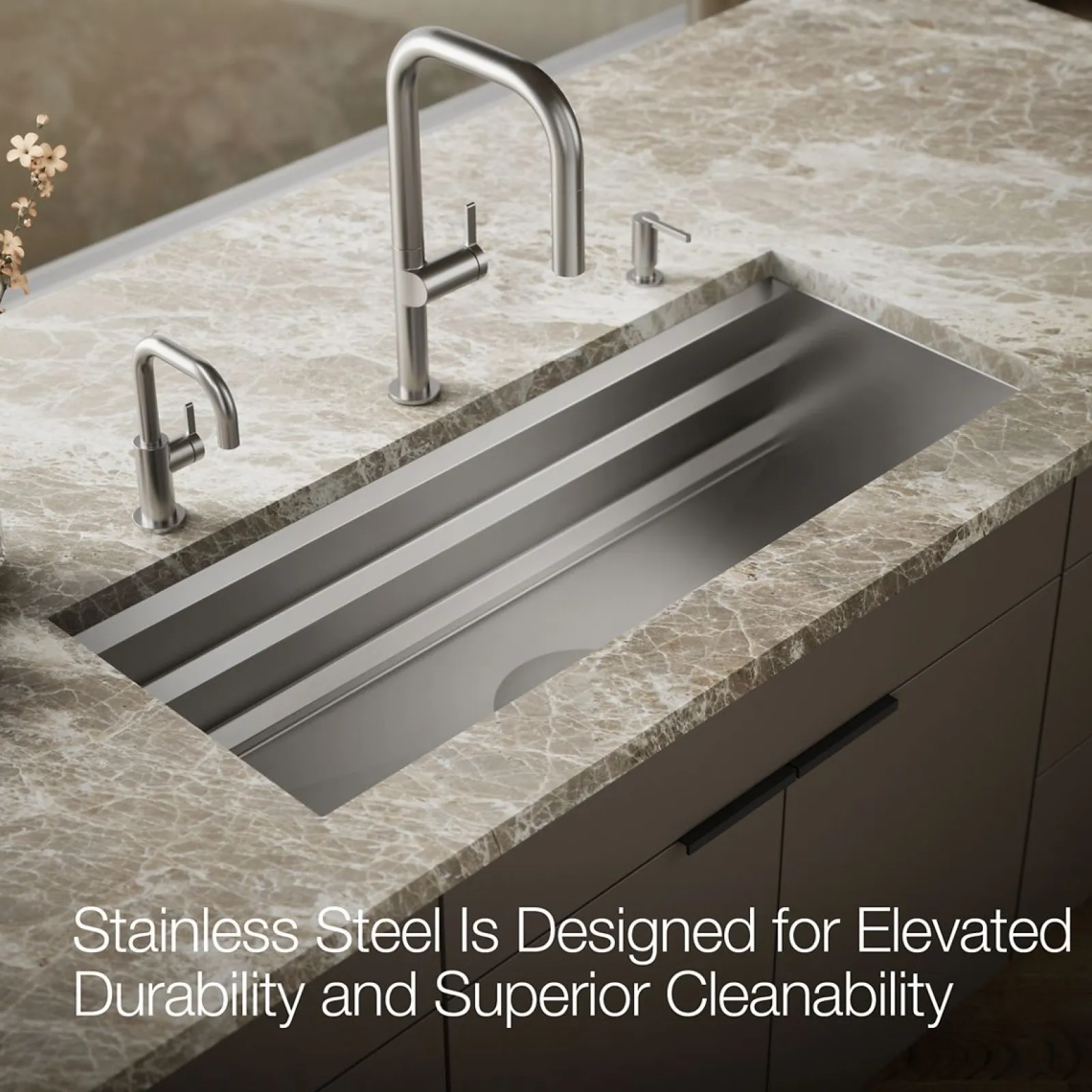 44" undermount single-bowl workstation kitchen sink^Kohler Best