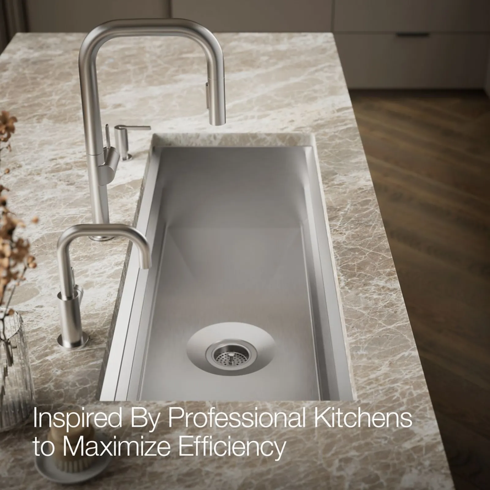 44" undermount single-bowl workstation kitchen sink^Kohler Best
