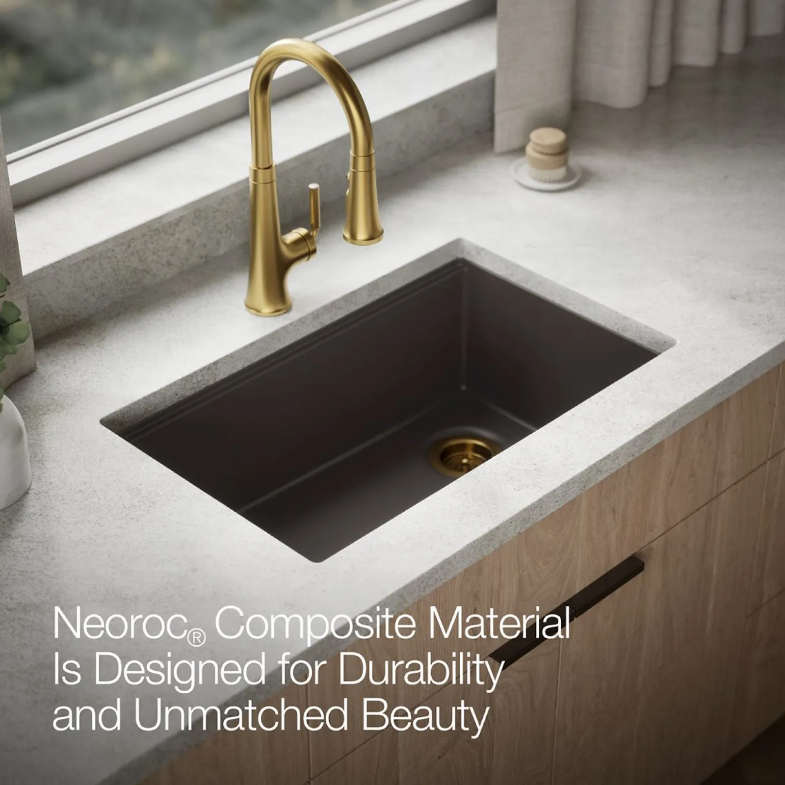 29-1/2" undermount single-bowl workstation kitchen sink^Kohler Outlet