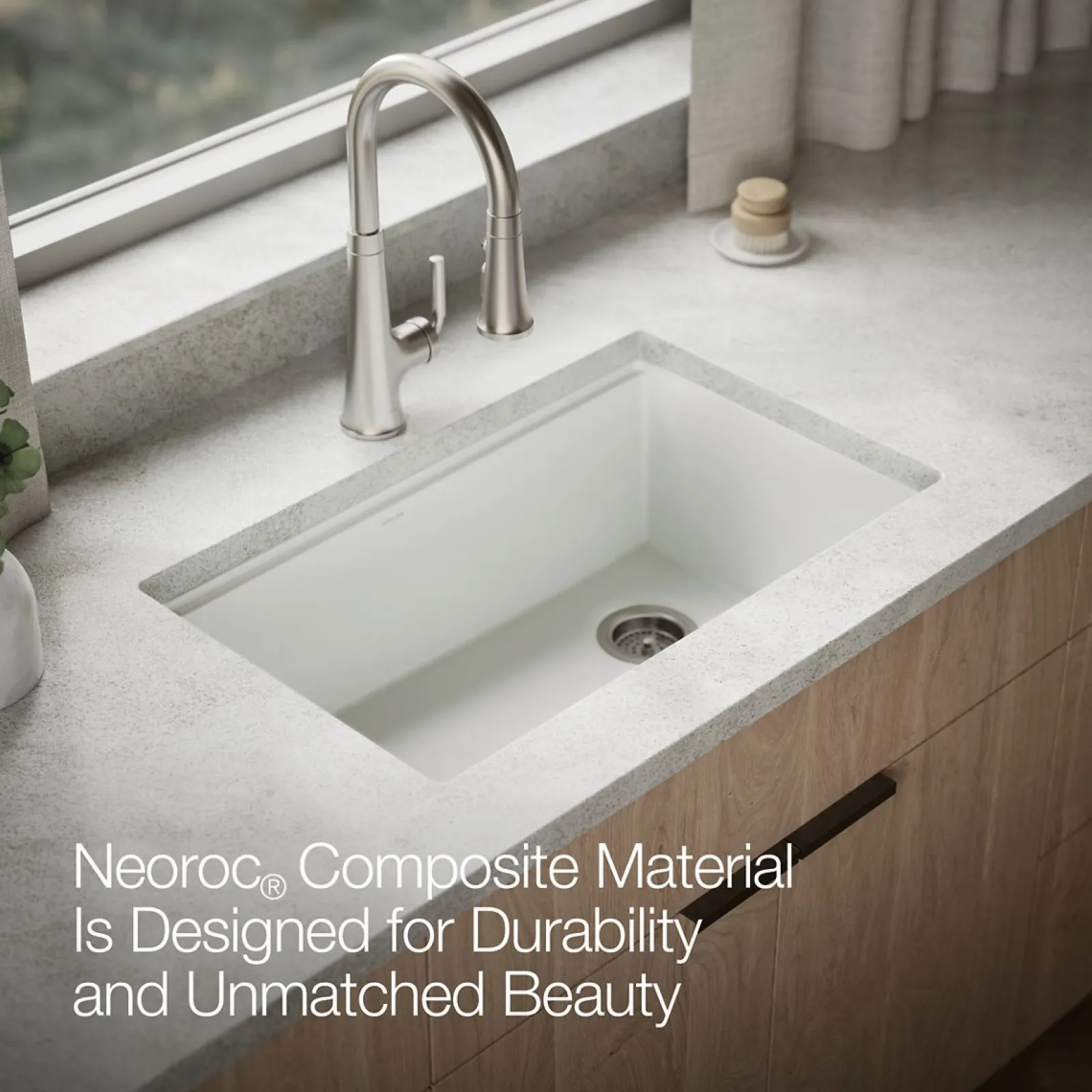 29-1/2" undermount single-bowl workstation kitchen sink^Kohler Outlet