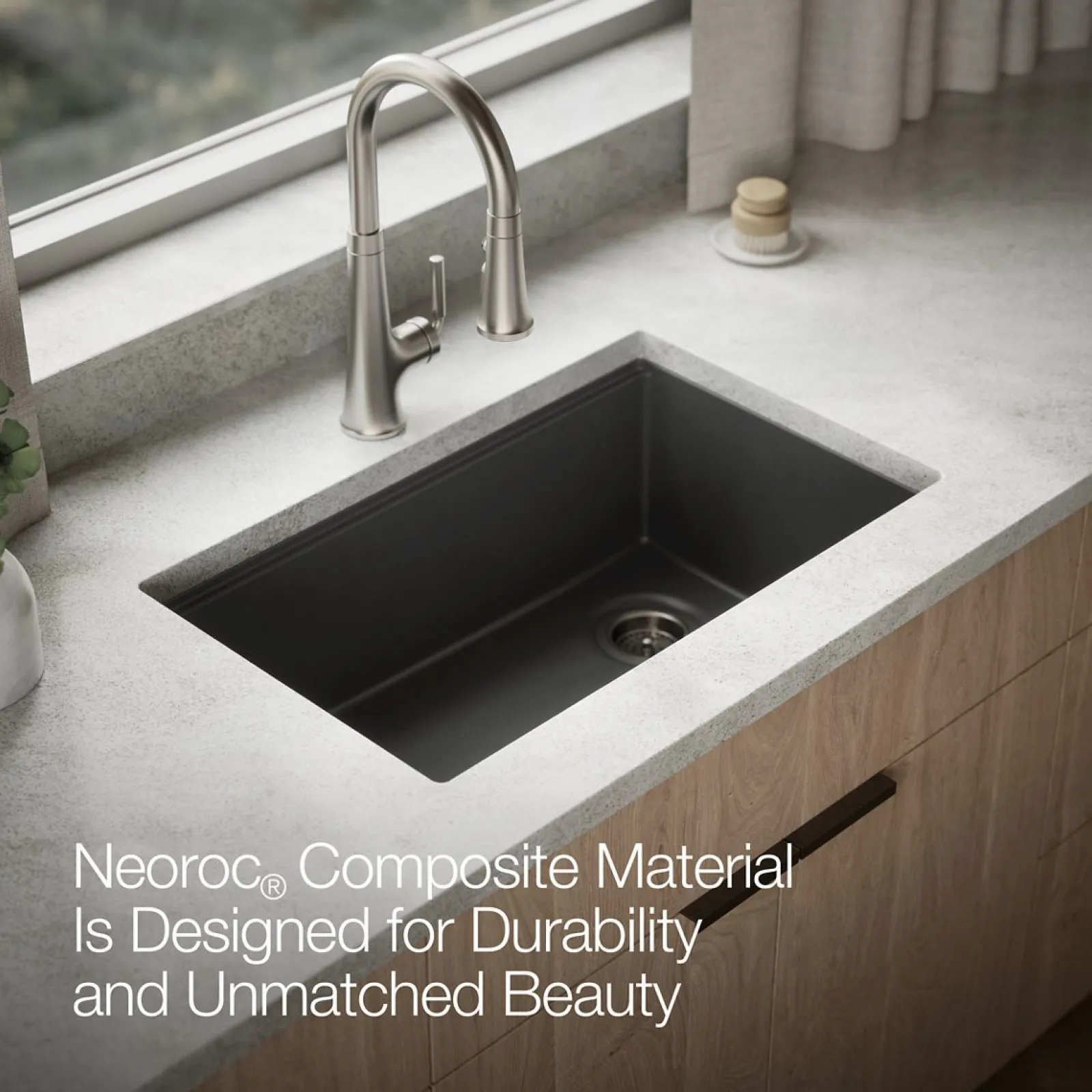 29-1/2" undermount single-bowl workstation kitchen sink^Kohler Outlet