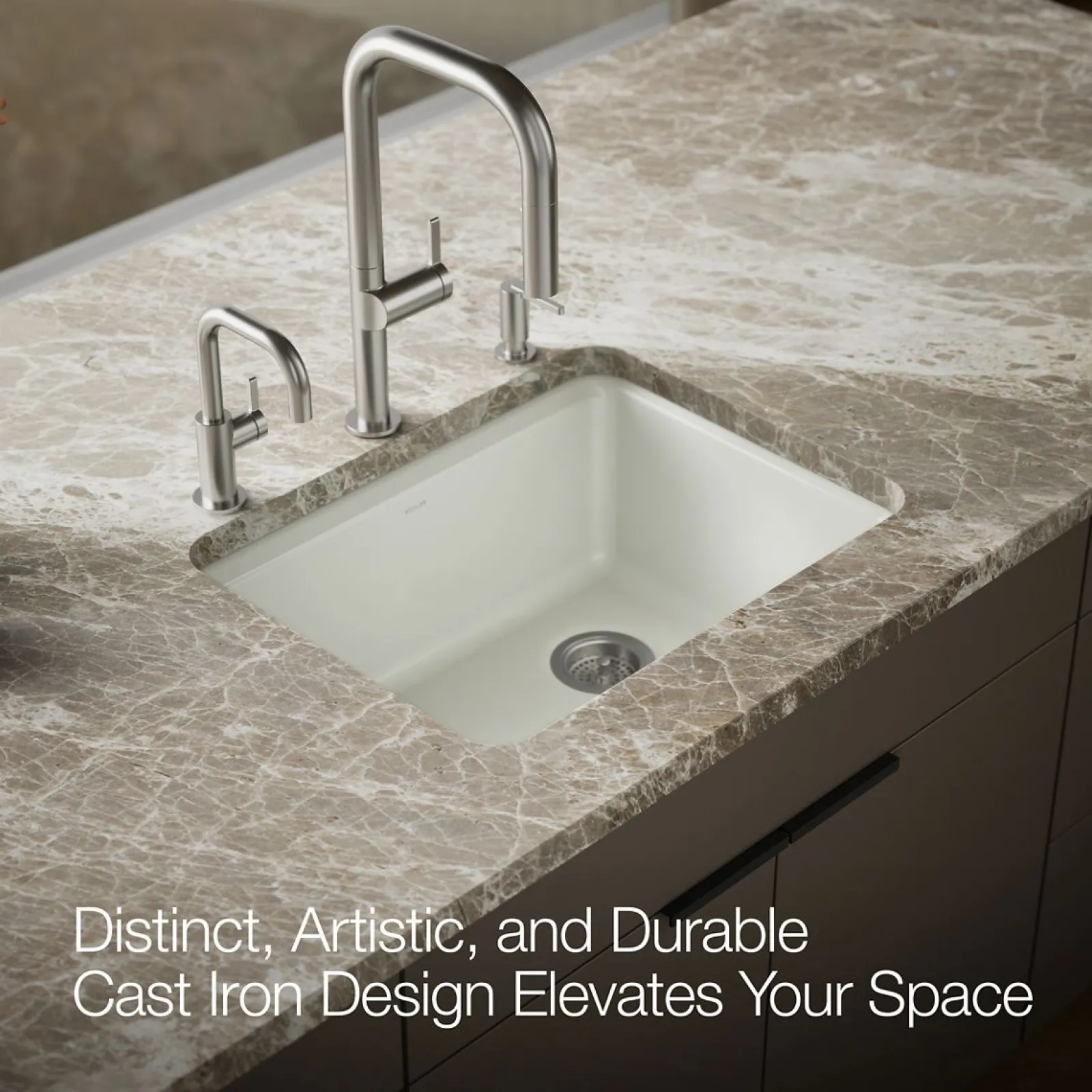25" undermount single-bowl workstation kitchen sink^Kohler
