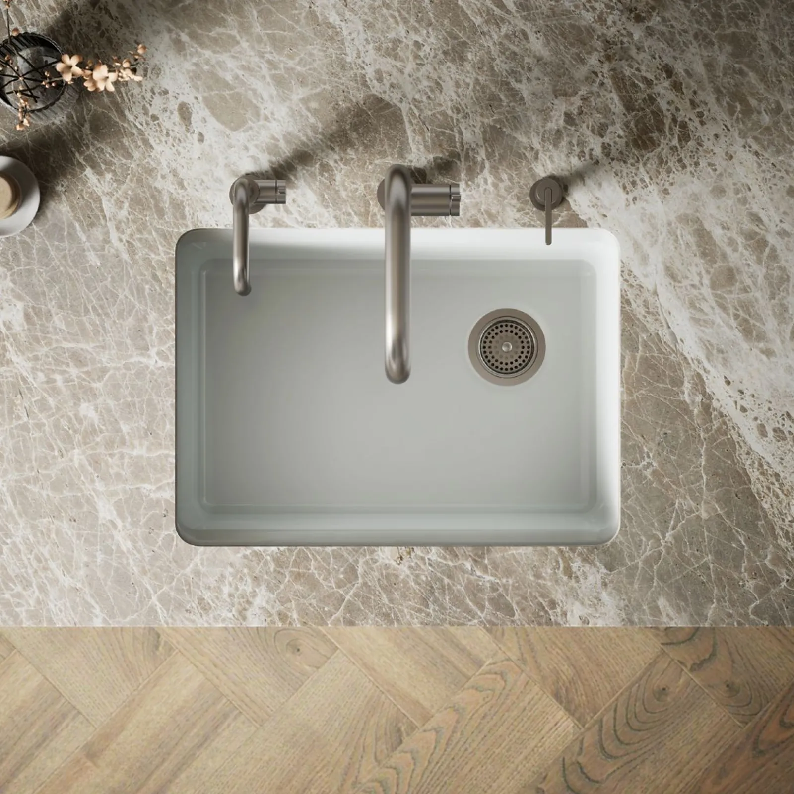 27" undermount single-bowl workstation kitchen sink^Kohler Hot
