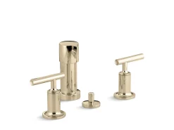 Vertical spray bidet faucet with lever handles^Kohler New