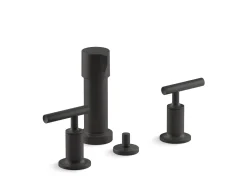 Vertical spray bidet faucet with lever handles^Kohler New
