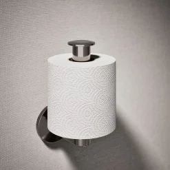 Vertical toilet paper holder^Kohler
