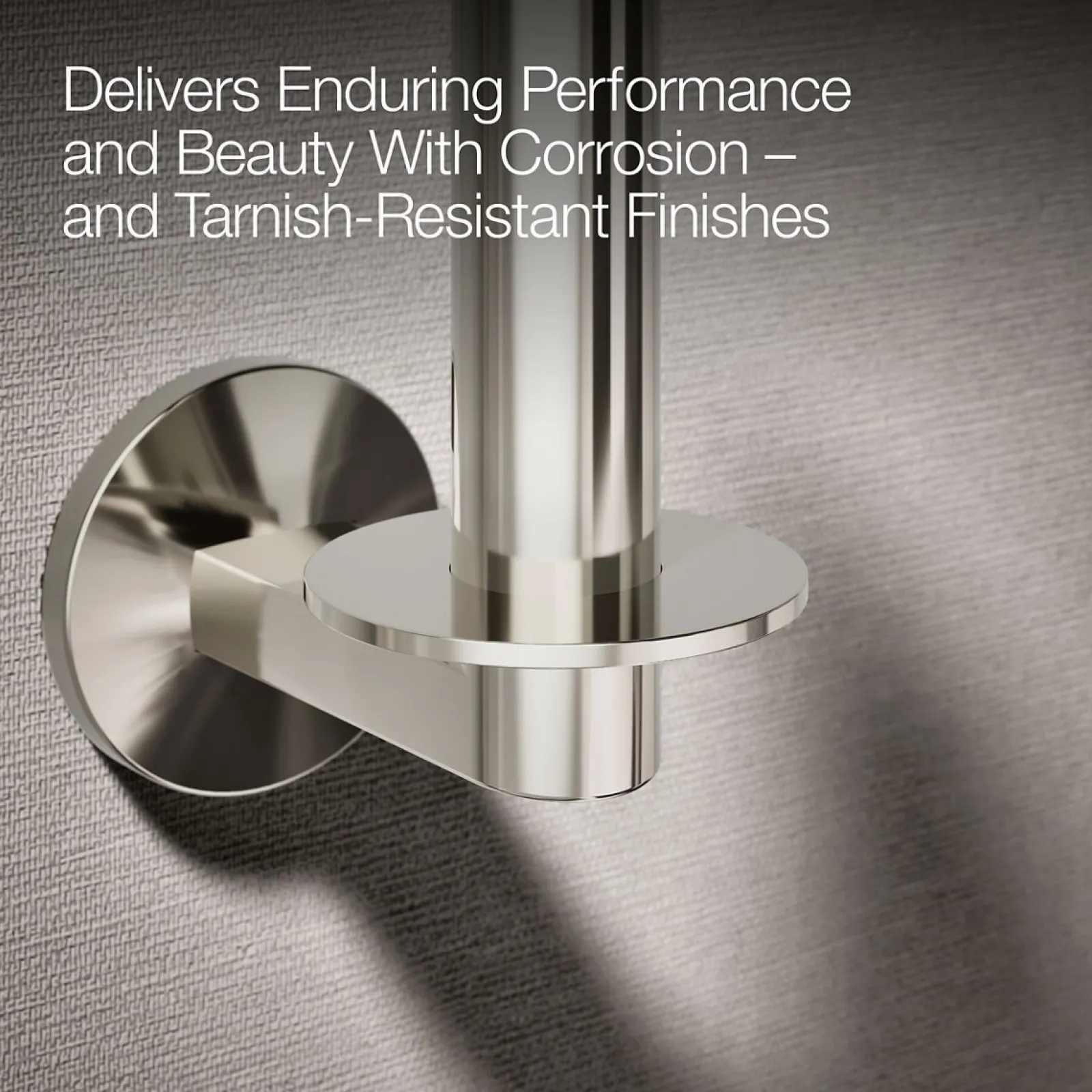 Vertical toilet paper holder^Kohler