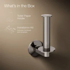 Vertical toilet paper holder^Kohler