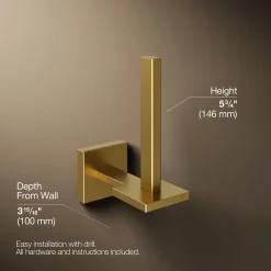 Vertical toilet paper holder^Kohler