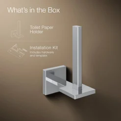 Vertical toilet paper holder^Kohler