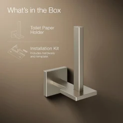 Vertical toilet paper holder^Kohler