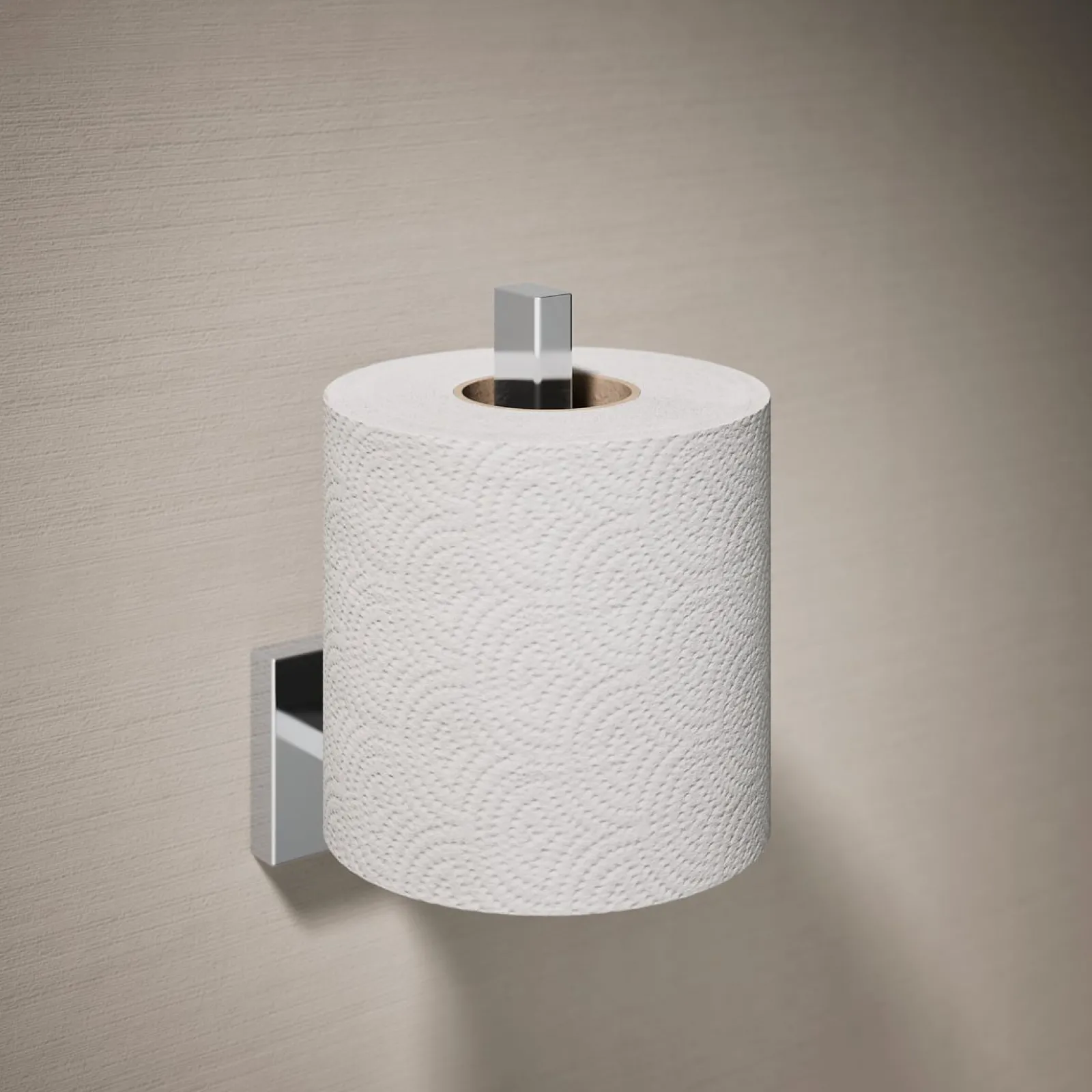 Vertical toilet paper holder^Kohler
