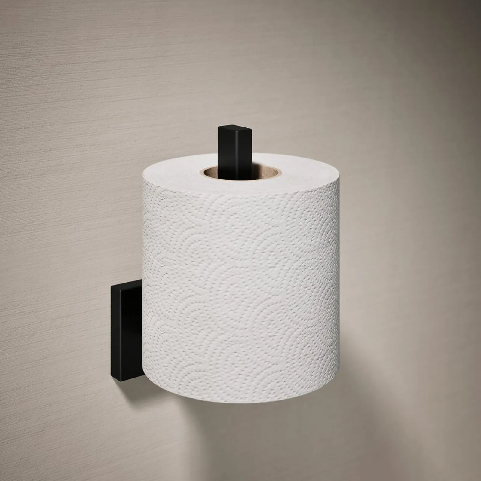 Vertical toilet paper holder^Kohler