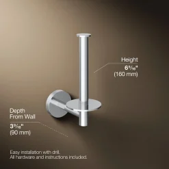 Vertical toilet paper holder^Kohler Best