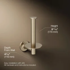 Vertical toilet paper holder^Kohler Clearance