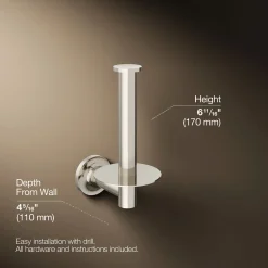 Vertical toilet paper holder^Kohler Clearance