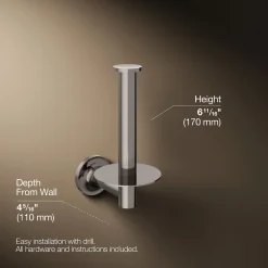 Vertical toilet paper holder^Kohler Clearance