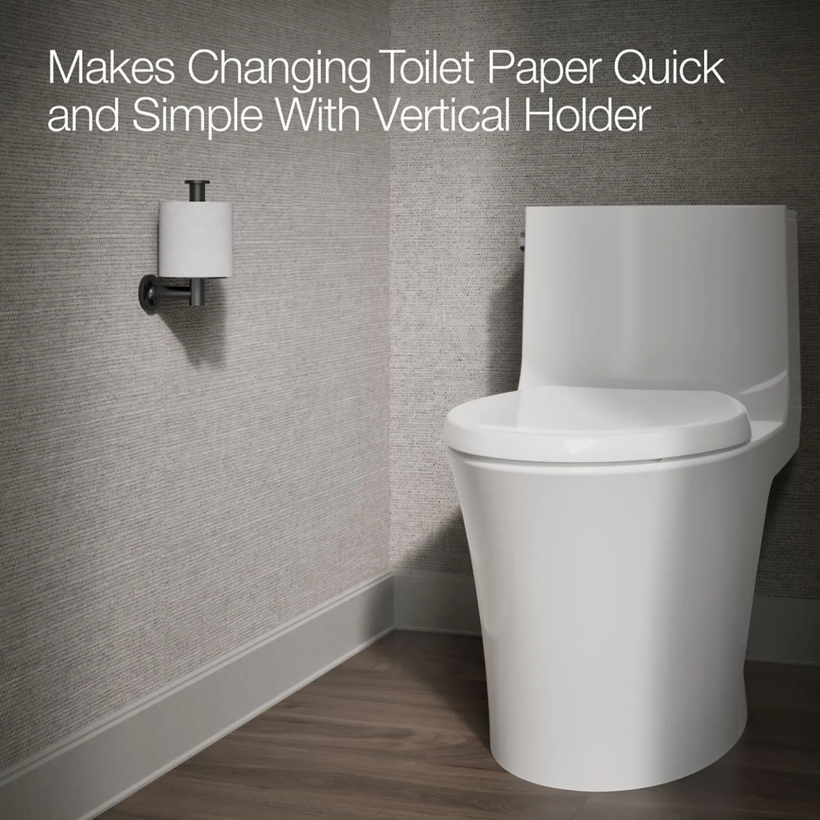 Vertical toilet paper holder^Kohler Clearance