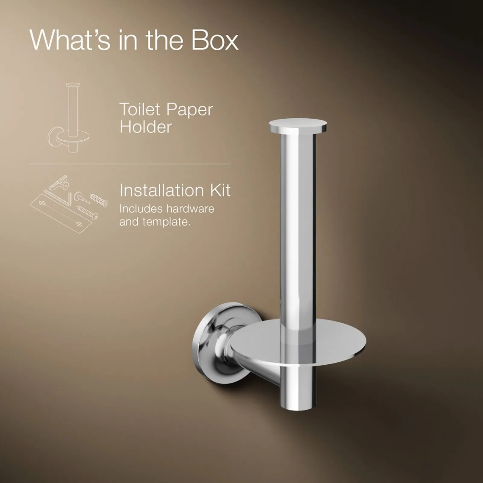 Vertical toilet paper holder^Kohler Clearance