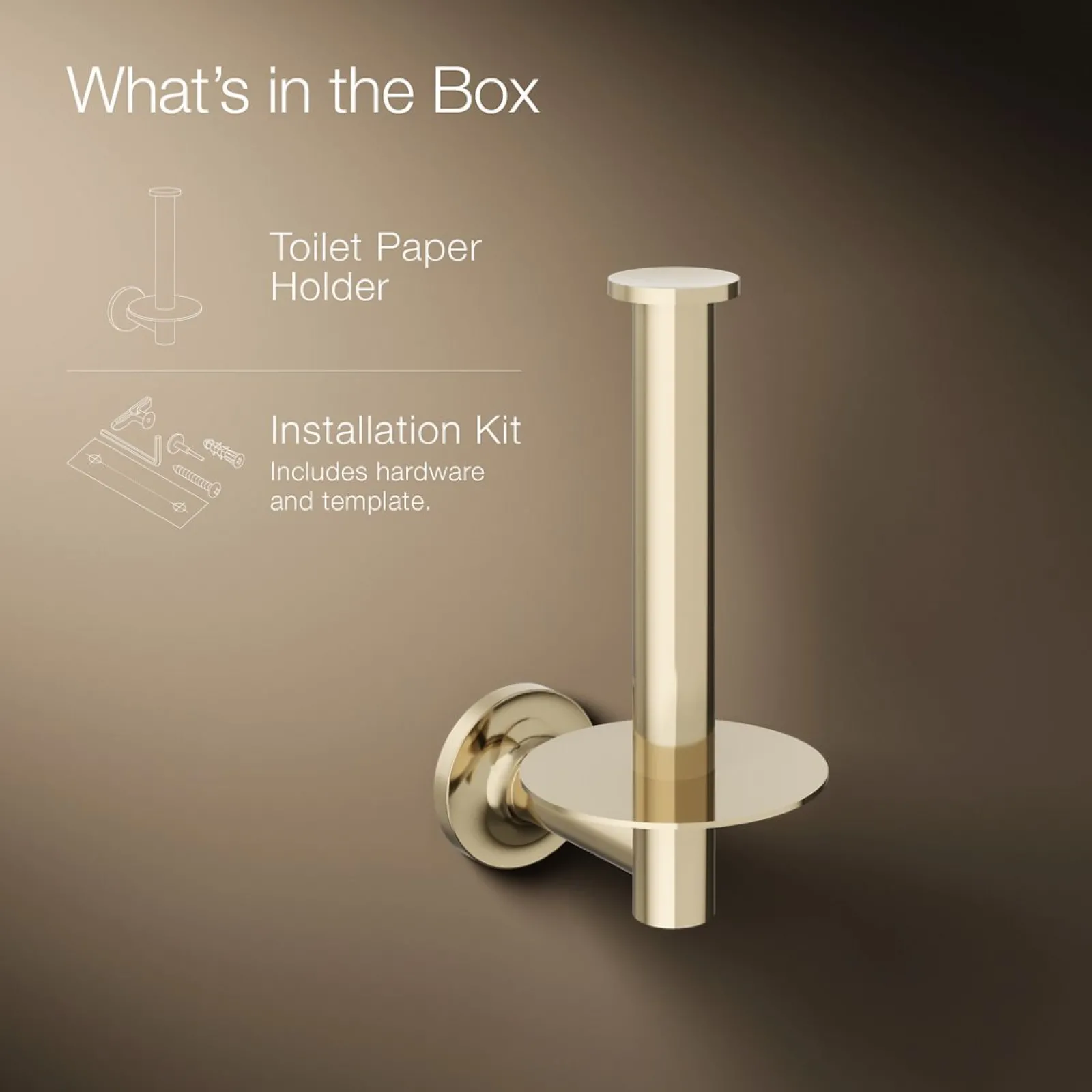 Vertical toilet paper holder^Kohler Clearance