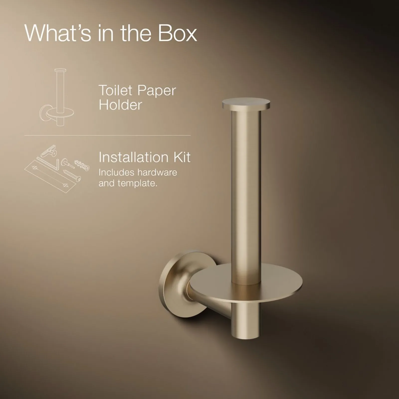 Vertical toilet paper holder^Kohler Clearance