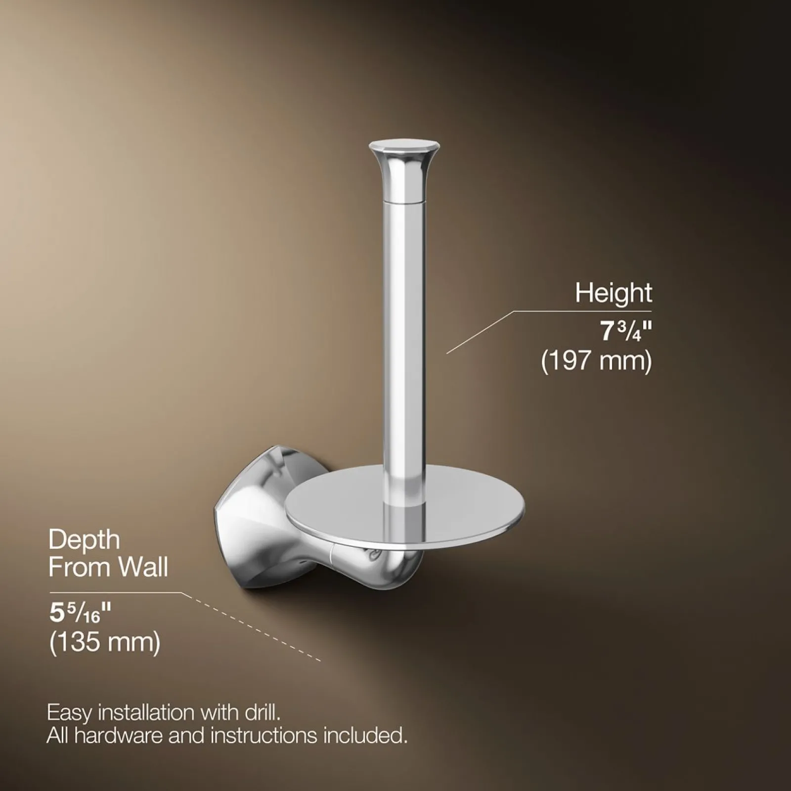 Vertical toilet paper holder^Kohler Online